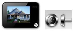 China 3.5&quot; best selling sigital door viewer Night vision,120 degree super width viewing angle wholesale