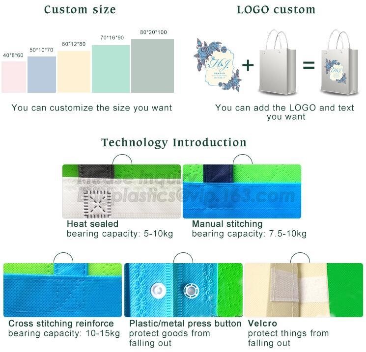 custom pp laminated non woven bags china pp woven bag hot sale in alibaba china, customized logo ready-made non woven ba