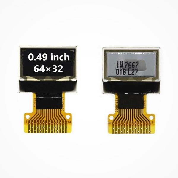Mini Screen 0.49 Inch SSD1306 I2c Transparent OLED Display 64x32 DOT Matrix For Handheld Devices
