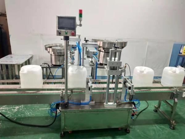 Quality ODM Automatic Capping Machine For 25L Syrup Sugar Barrel Rinsing Filling for sale