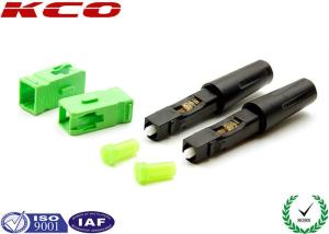 China Fiber Optic Field Quick Assembly Connector SC / APC High Efficiency For 3.0 MM Cables on sale