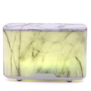 China Marble Grain Double Mist Nozzle Humidifier Wood Aromatherapy Diffuser wholesale