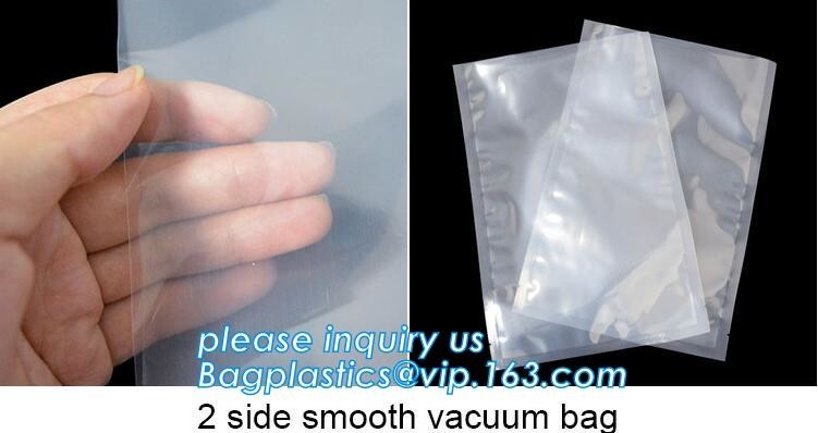 Embossing Resealable Vacuum Food Bags For Household Eco- friendly Texture Vacuum Food Storage Plastic Bag Rolls Moisture