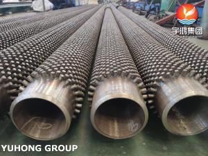 China Alloy Steel Pipe ASTM A335 P9 with 11Cr Studded Fin tube  for reactor feed heater, Recovery Furnace application wholesale