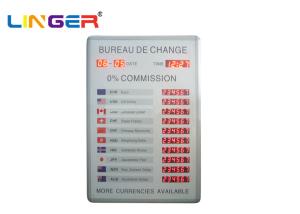 China OEM / ODM Exchange Rate Display Board Panel High Brightness For Indoor wholesale