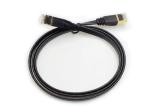 FTP STP Flat Cat6e Ethernet Cable / Patch Cord Cable Custom Length And Color