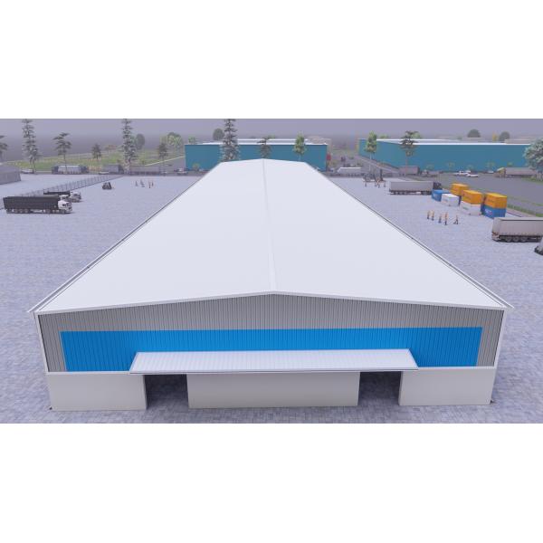 Metal Hot Rolled Steel Structure Building For Glass Production Workshop