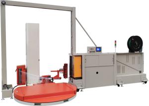 220V Vertical Strapping Machine Variety Of Conveyors With Indexing Head