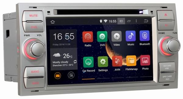 Quality Ouchuangbo Android 4.4 3G Wifi DVD Playe for Ford Galaxy /Escape /Fiesta GPS Sa Nav Multim for sale