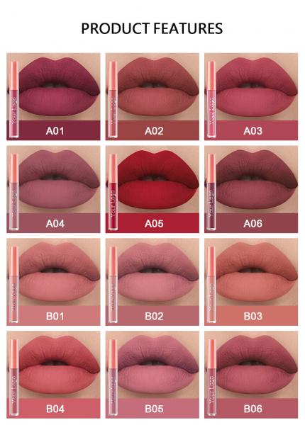 Beauty Long Lasting Lipstick Velvet Lip Gloss Set For Girls