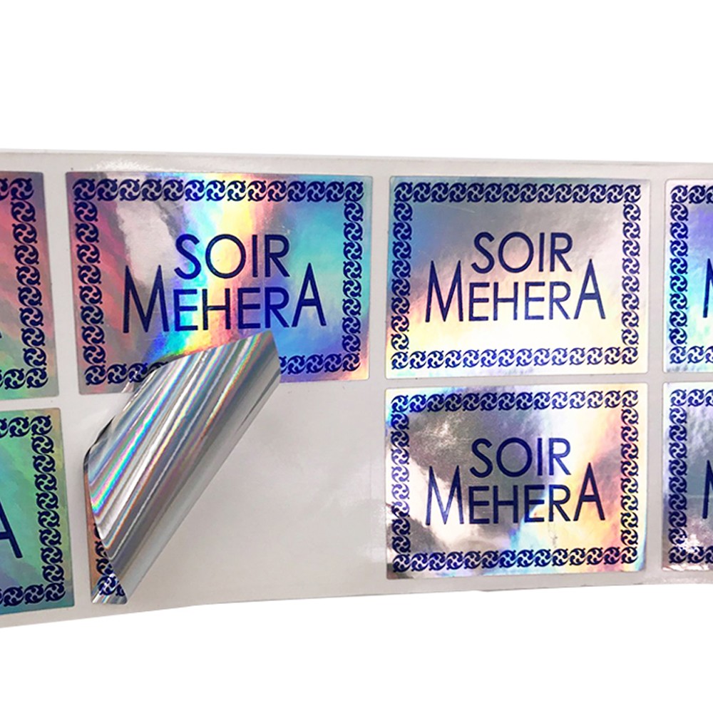 Anti Counterfeit CMYK Color Tamper Evident Security Labels