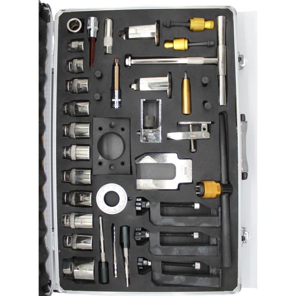 Intergrated 40 Pcs Common Rail Injector Nozzle Pump Assembly Disassembly Repair Tool Kit