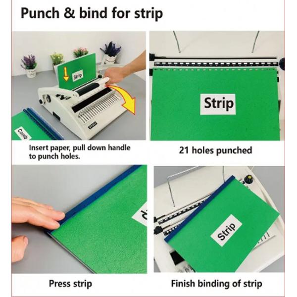 NanBo 22 Sheets Manual Desktop Binding Machine For Office