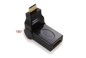 China 180 Degree Rotation Swivel MINI HDMI Male to HDMI Female M/F Adapter Converter wholesale