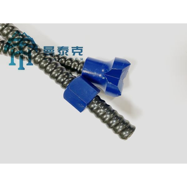 Self Drilling Anchor System Full Threaded R25n Hollow Anchor bar Anchor Bolt R25 Anchor Rods Full Thread Rebar Bolt for Coal