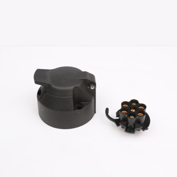 Trailer Socket 7 Pin Electrical Connector Waterproof High Precision OEM