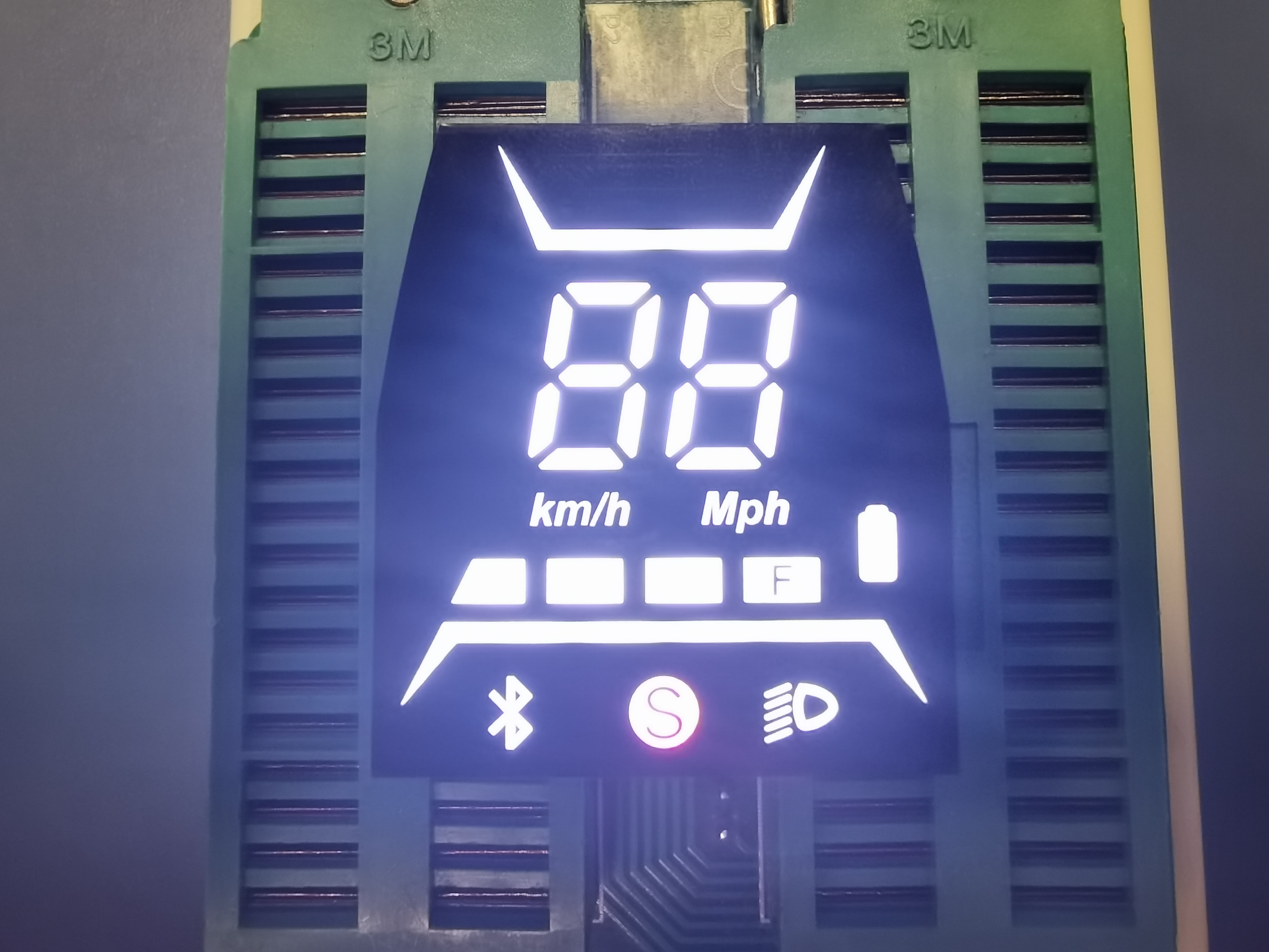 Ultra White/Red/Yellow Customized 7 Segment Led Display Module For Electric Scooter