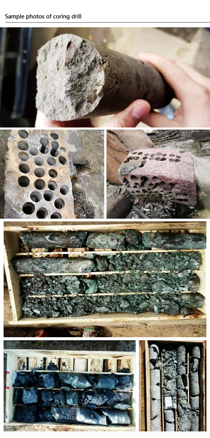 Stable Performance Core Drilling Tools 95mm Surface Natural Diamond Coring Bit Faster Penetration