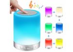 Color Changing Mini Wireless Bluetooth Speaker , Touch Control Night Light