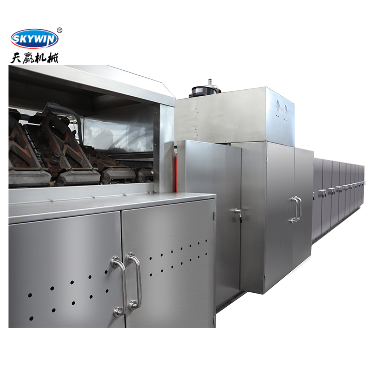 80kg/H To 200kg/H 27Plates Chocolate Wafer Biscuit Production Line