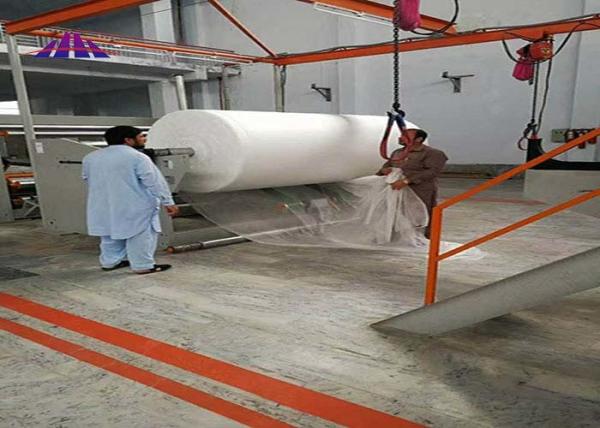 Quality 1600mm Automatic Non Woven Making Machine Stably Single Beam for sale