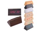 New wooden LED Alarm Clock,despertador Temperature Sounds Control LED display