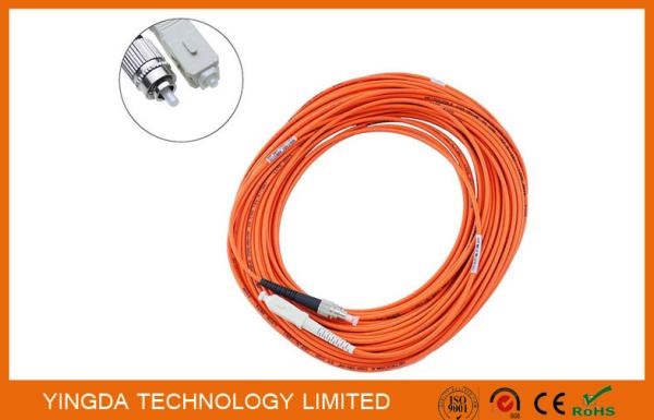 Quality Customized Fiber Optic SC to FC Patch Cord Simplex , Duplex , 4 Core , 6 Core for sale