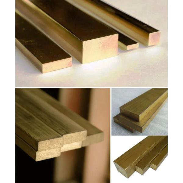 Oiled Brass Flat Bar Stock C19600 C19700 Flat Copper Bar