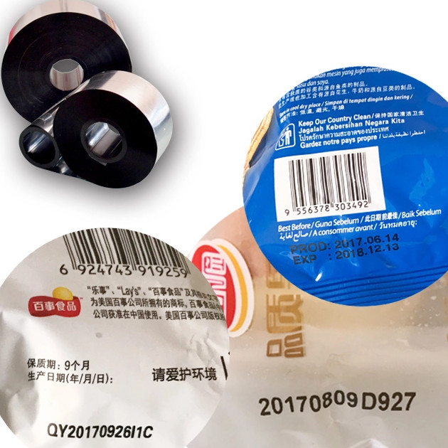 Ink outside 33mm width 450m tto printing for Videojet 6420 printer