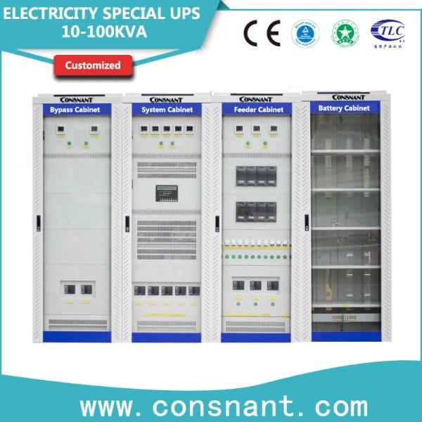 Quality Customized Electricity High Power UPS , Uninterruptible Power System 220V / 384V 10 - 100KVA for sale