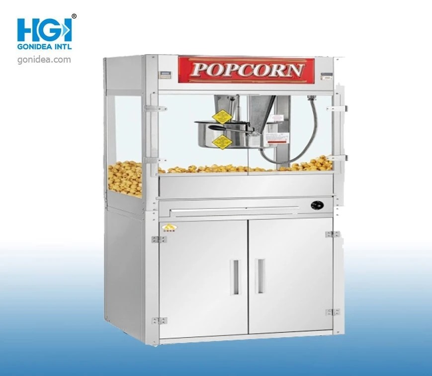 32 Oz Double Boiler Vertical Popcorn Maker Machine Commercial Use