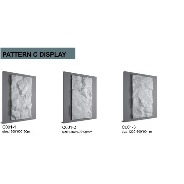 Modern PU Stone Wall Panels Boards Interior Exterior Waterproof Fireproof Moisture Proof