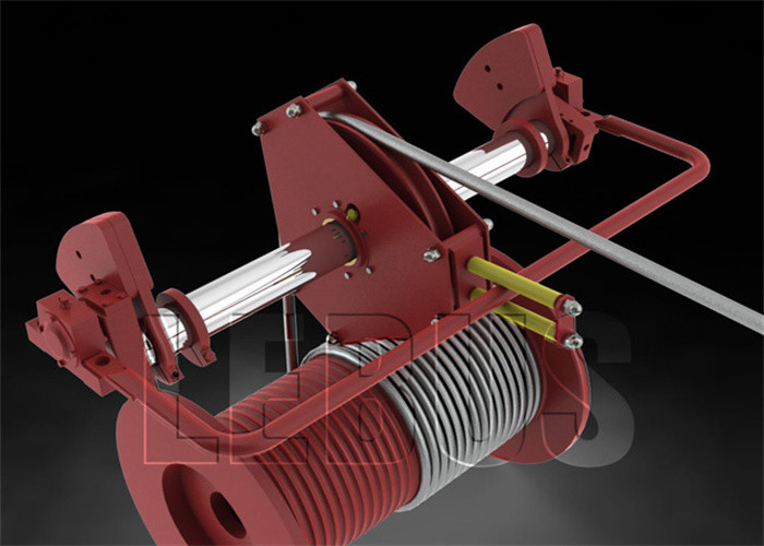 600mm Width 960r/Min Electric Rope Winch , Electric Cable Pulling Winch