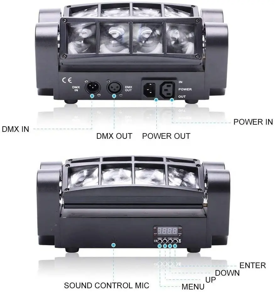 Advanced DMX512 Controlled RGBW Color Flow Pro Light Bar for Night Club Stage Effects