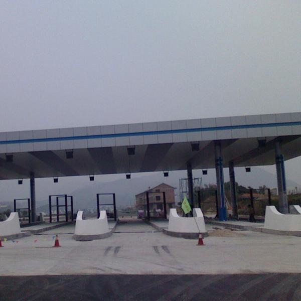S355JR Quick Installation Toll Plaza Canopy Toll Booth Construction 300m