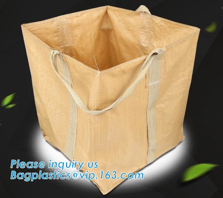 customizable PP u-panel baffle big bag /coated white woven PP jumbo bag/ventilated 4 panel baffle bag/all colors availab