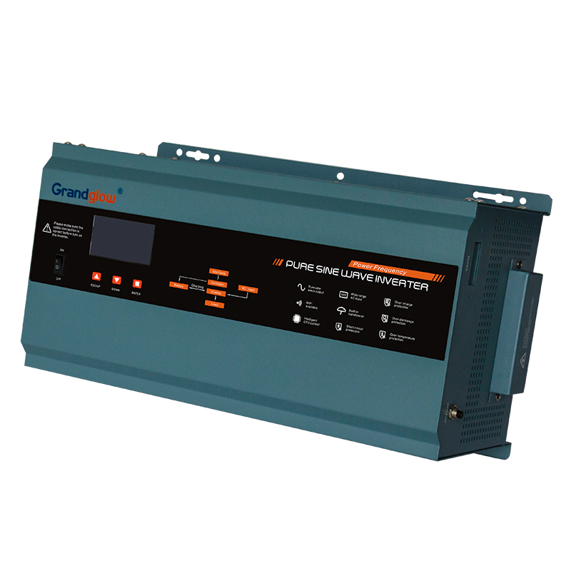 Grandglow Low Frequency Pure Sine Wave Solar Hybrid Inverter With Built-in MPPT Charger Controller