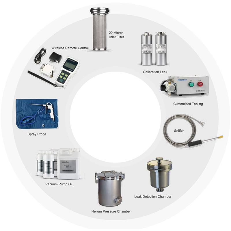 Accurate Leak Detection Vacuum Helium Leak Detector 220V 50Hz 0