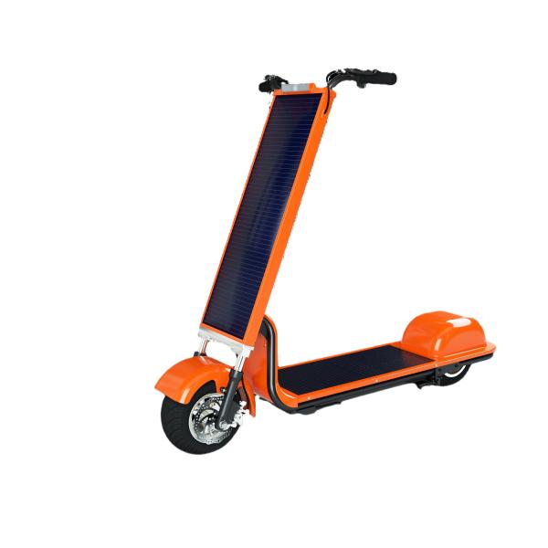 Solar Powered Electric Scooter Smart Type Electronic Lightweight and Foldable Design