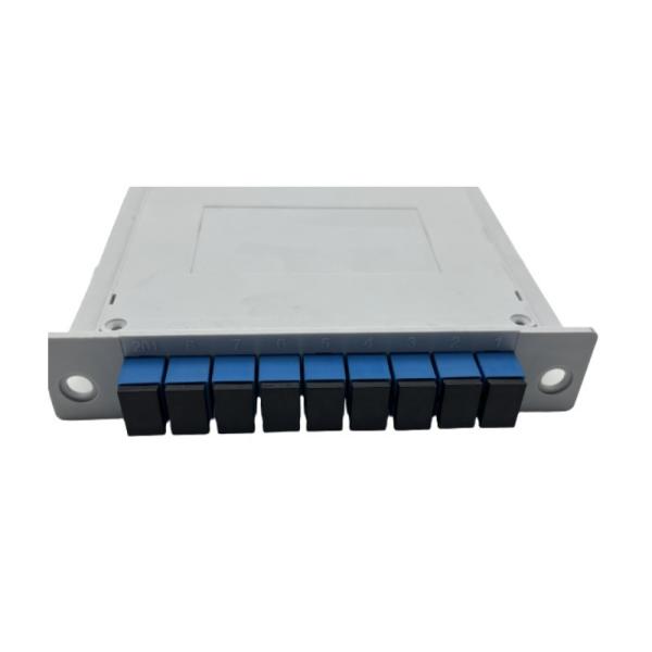 Quality 1X8 FTTH LC UPC Fiber Optic Box for Singlemode Duplex Optic and APC/UPC Ending Polishing for sale