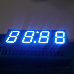 China Ultra Blue LED Clock Display ,4 dight 7 Segment LED Display 4 Digit For Microwave Oven wholesale