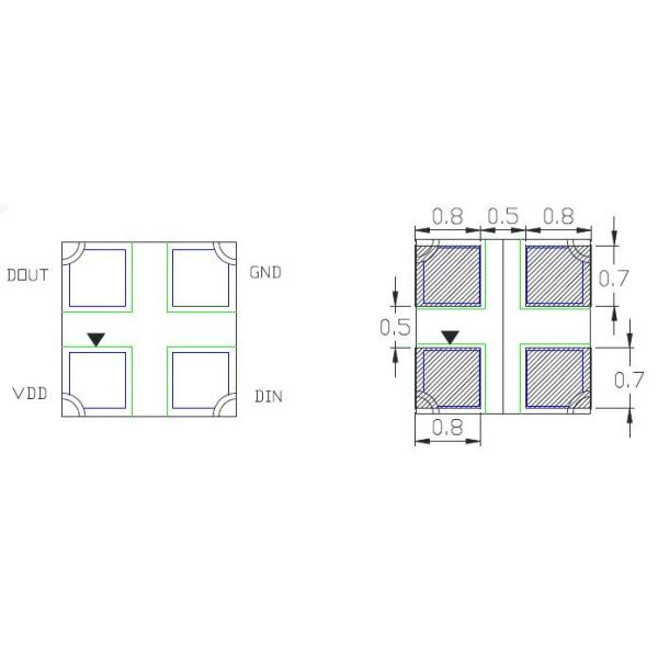 LC8805B SK6812 2020 LED Chip