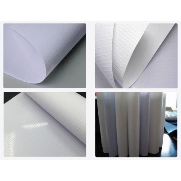 Glossy Solvent Frontlit PVC Flex Banner Material Canvas For Outdoor Light Boxes