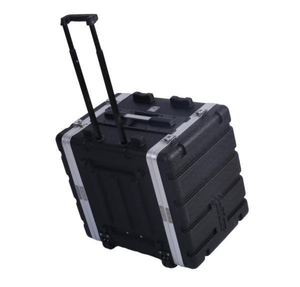 Quality Lightweight ABS Flight Rack Mount Case / 8u Rolling Rack Case for sale