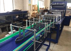 China High Speed Full Automatic Heat Seal Shrink Wrapper Machine With Pallet Tray Pad wholesale
