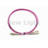 LC UPC To SC UPC Optical Fiber Patch Cord Duplex 2.0mm PVC OM4 Multimode 50 / 125 for sale