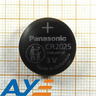 Quality CR2025 Button Battery Holder Lithium 150mAh 3V 2025 Flat Top 20mm for sale