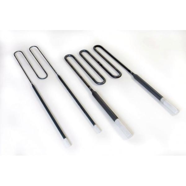 MoSi₂ Heating Elements with 1800°C Max Service Temp, Self-Forming Protective Layer, and Stable Electrical Resistance for Industrial Applications