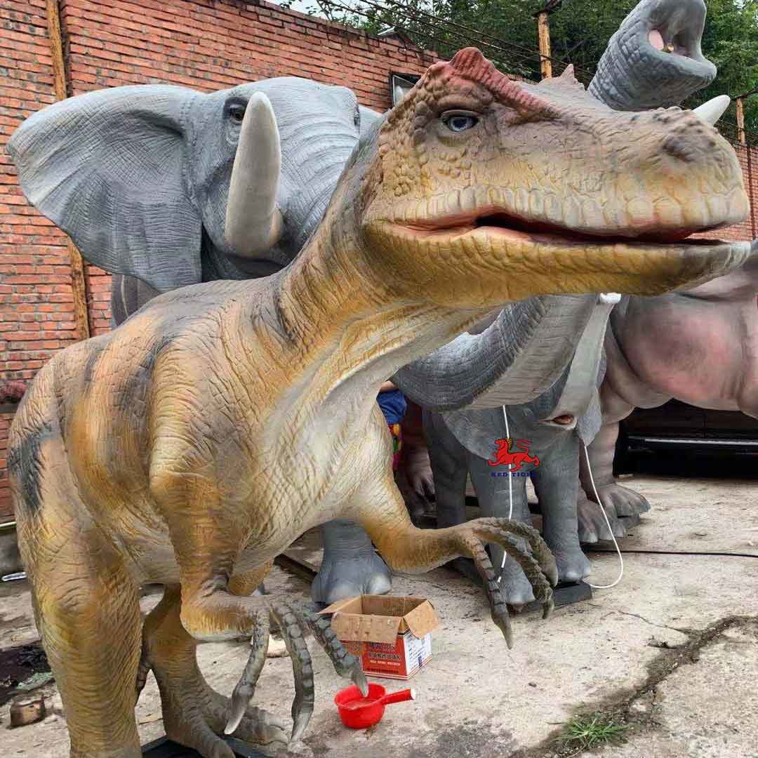 Sunproof / Windproof Most Realistic Dinosaur , Life Size Dinosaur Model