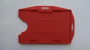 China Trade Show Badge Holders For Exhibition , PVC Decorative Name Badge Holders wholesale